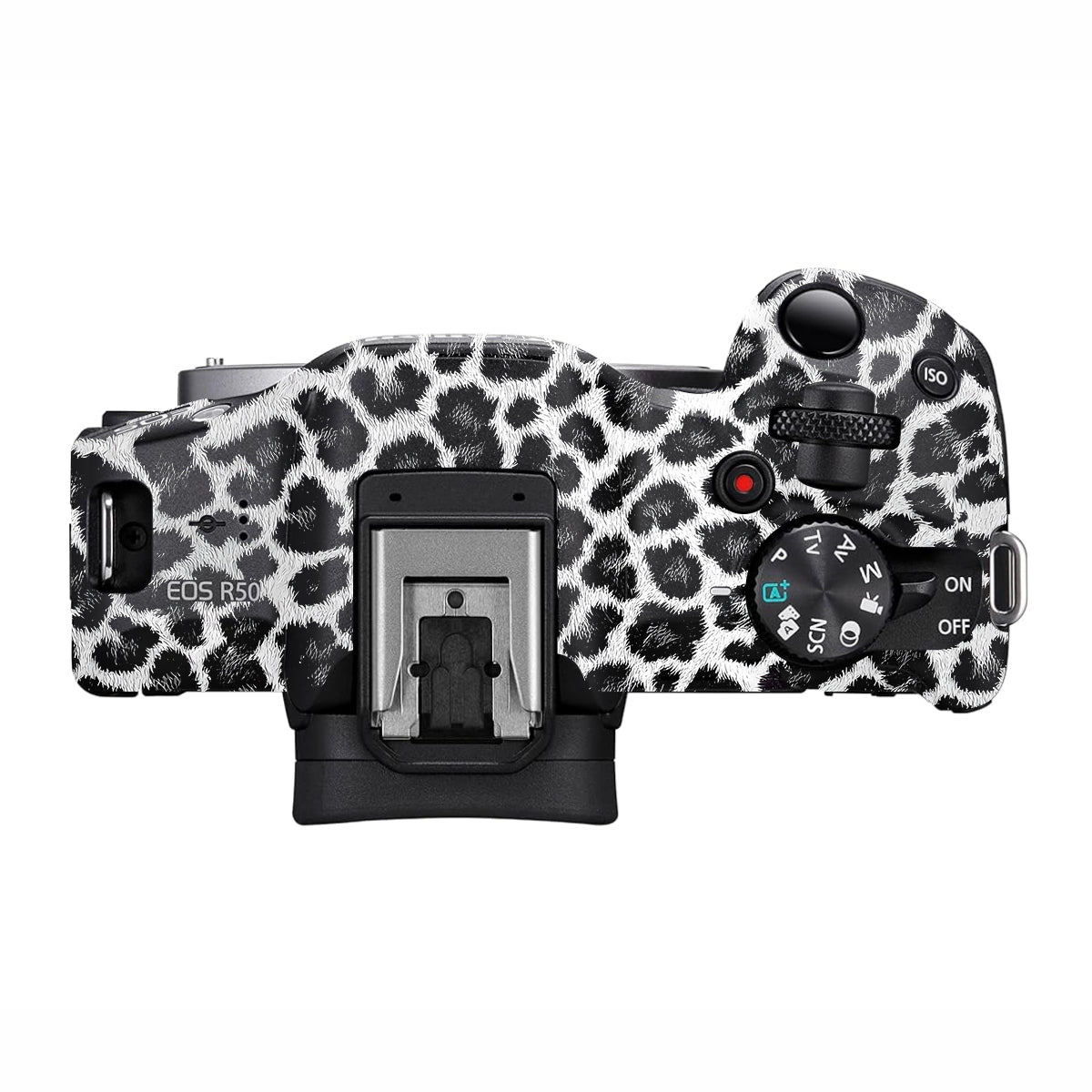 Snow Leopard Spots Canon EOS R50 Camera Skin