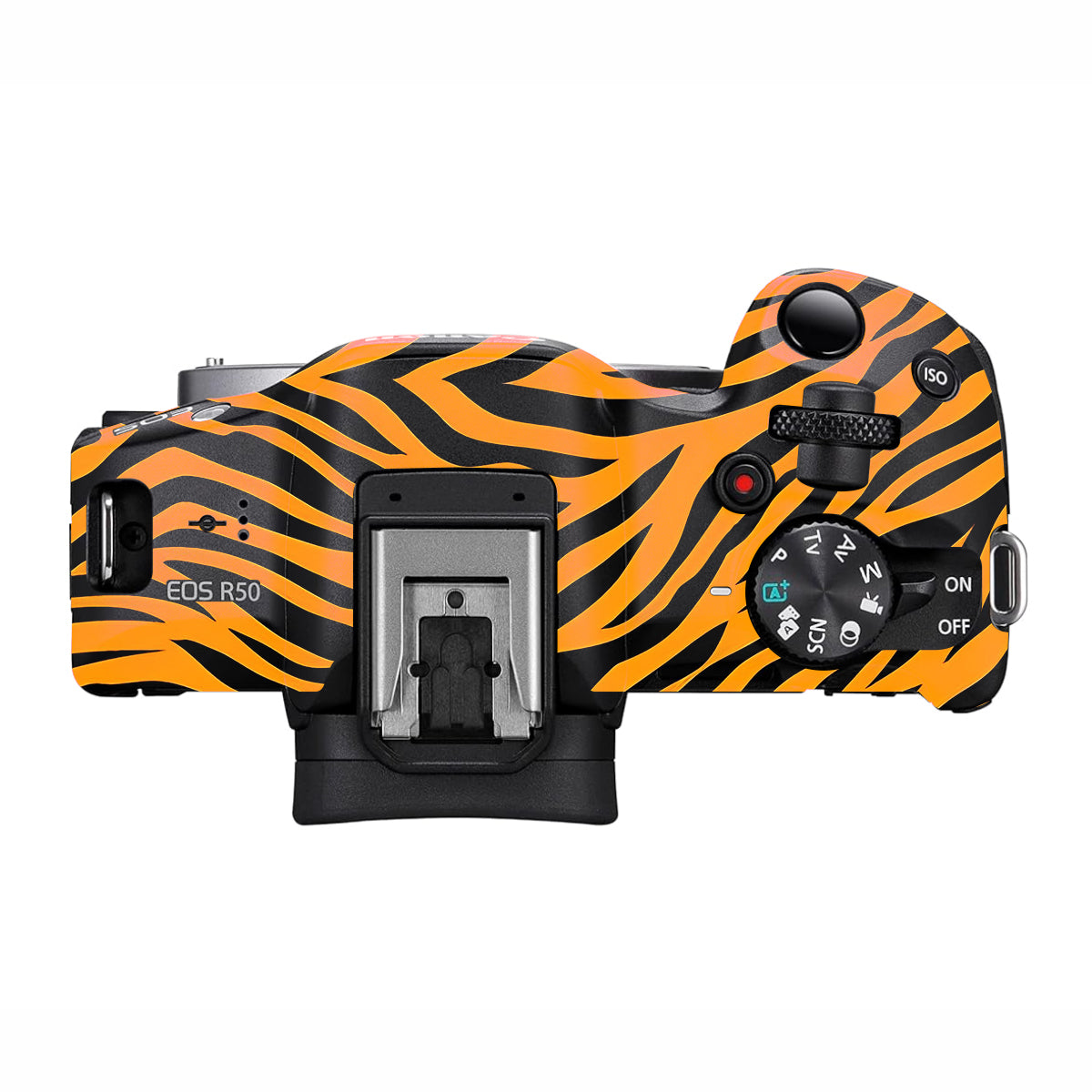 Zebra Gold Pattern Canon EOS R50 Camera Skin