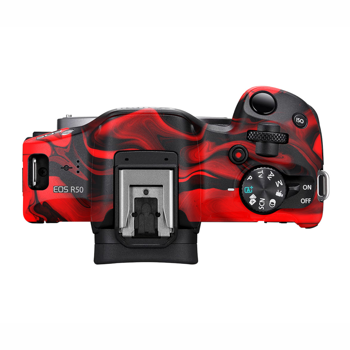 Red Lava Flow Canon EOS R50 Camera Skin