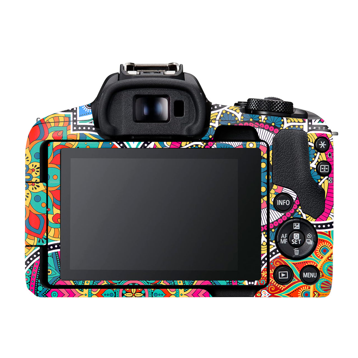 Boho Mandala Tile Pattern Canon EOS R50 Camera Skin