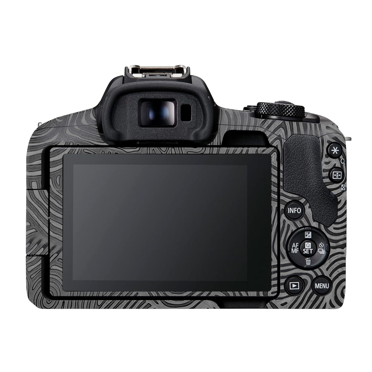 Monochrome Line Maze Canon EOS R50 Camera Skin