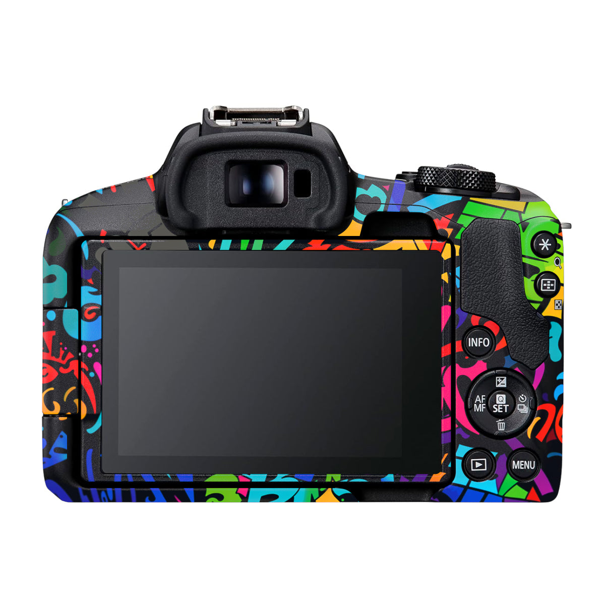 Colorful Urban Street Art Lettering Canon EOS R50 Camera Skin