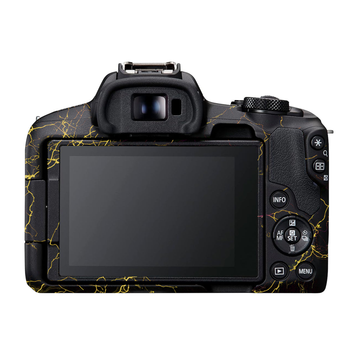 Electric Gold Veins Canon EOS R50 Camera Skin