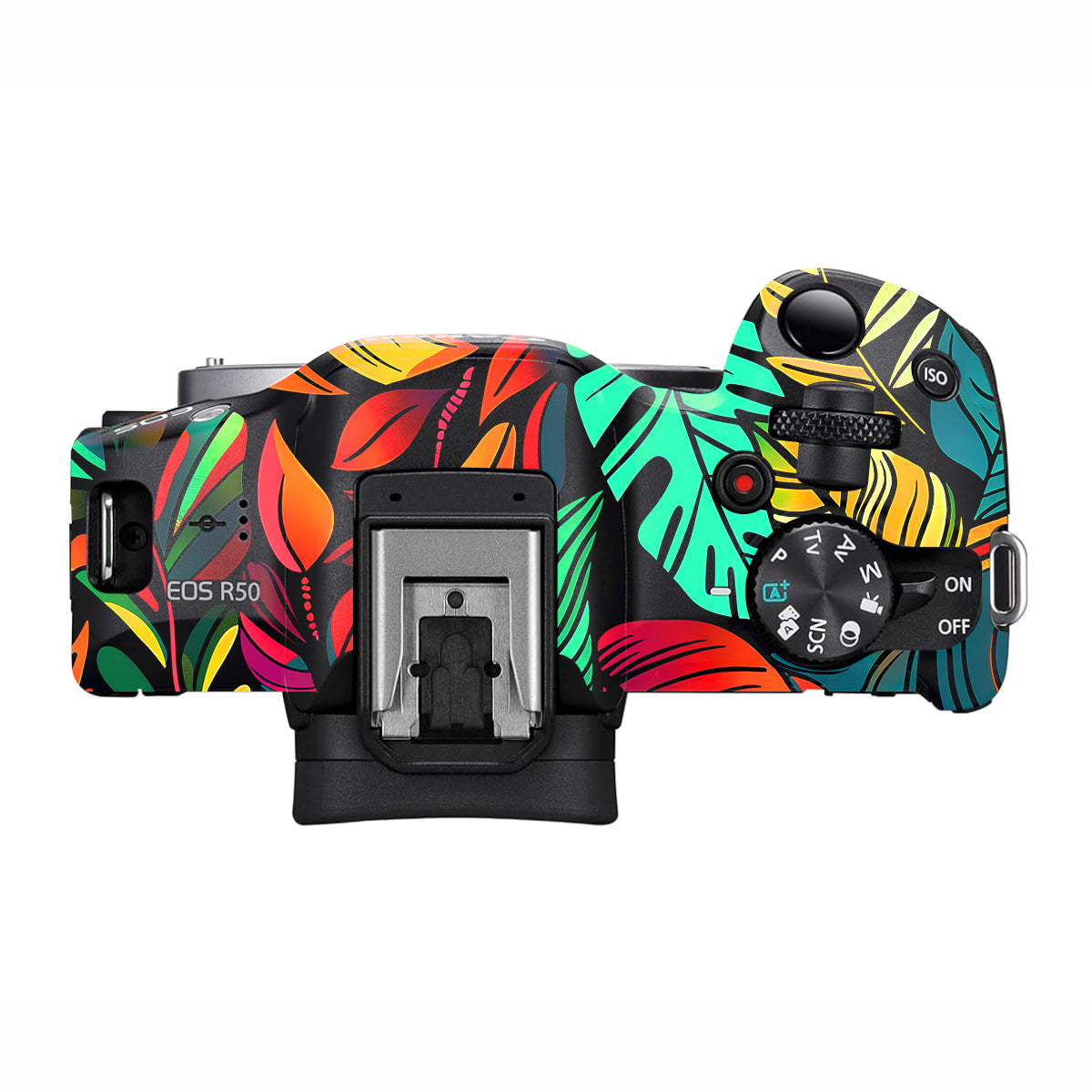 Tropical Jungle Leaves Canon EOS R50 Camera Skin
