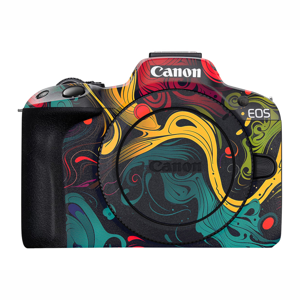 Psychedelic Color Swirl Canon EOS R50 Camera Skin