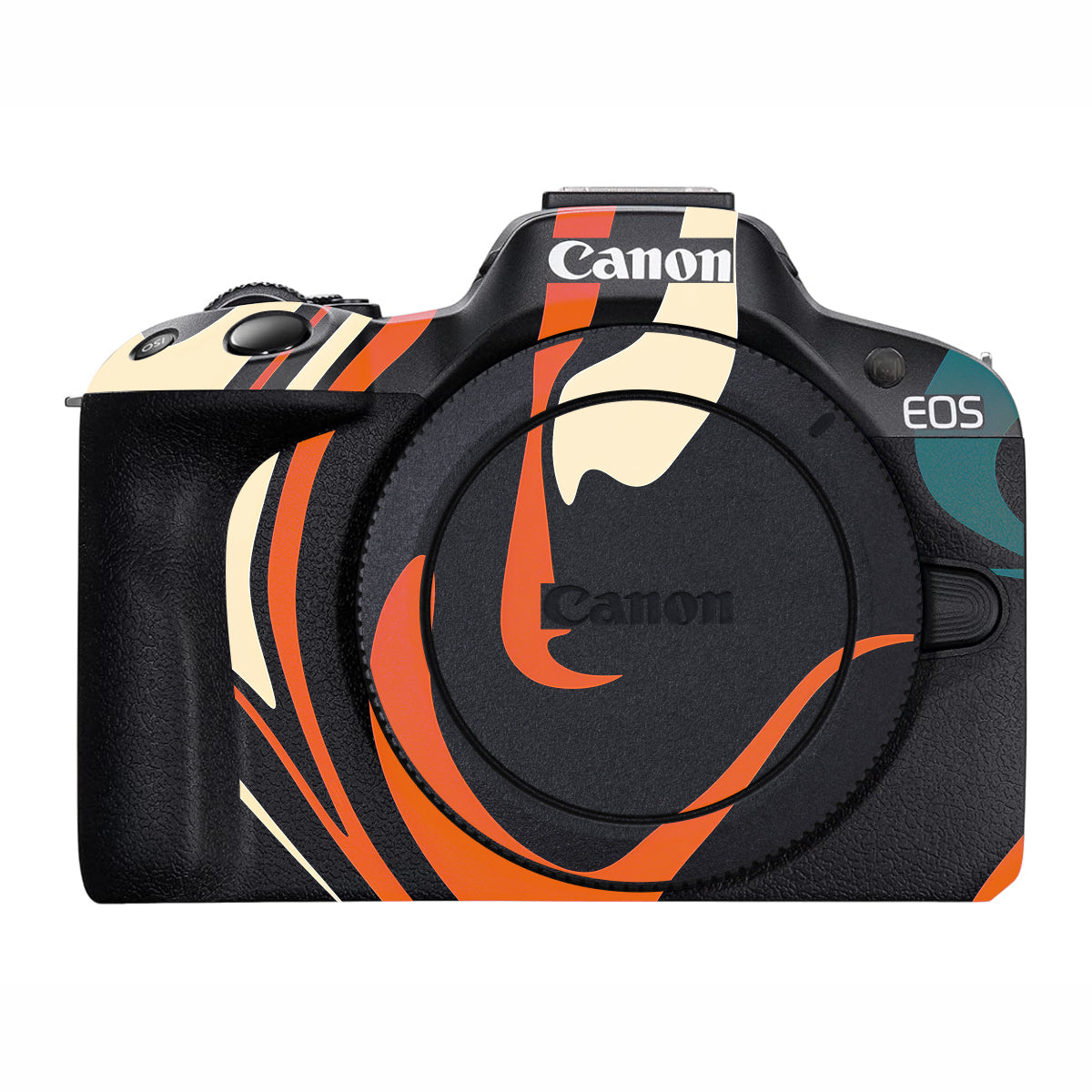 Mid-Century Abstract Swirl Canon EOS R50 Camera Skin