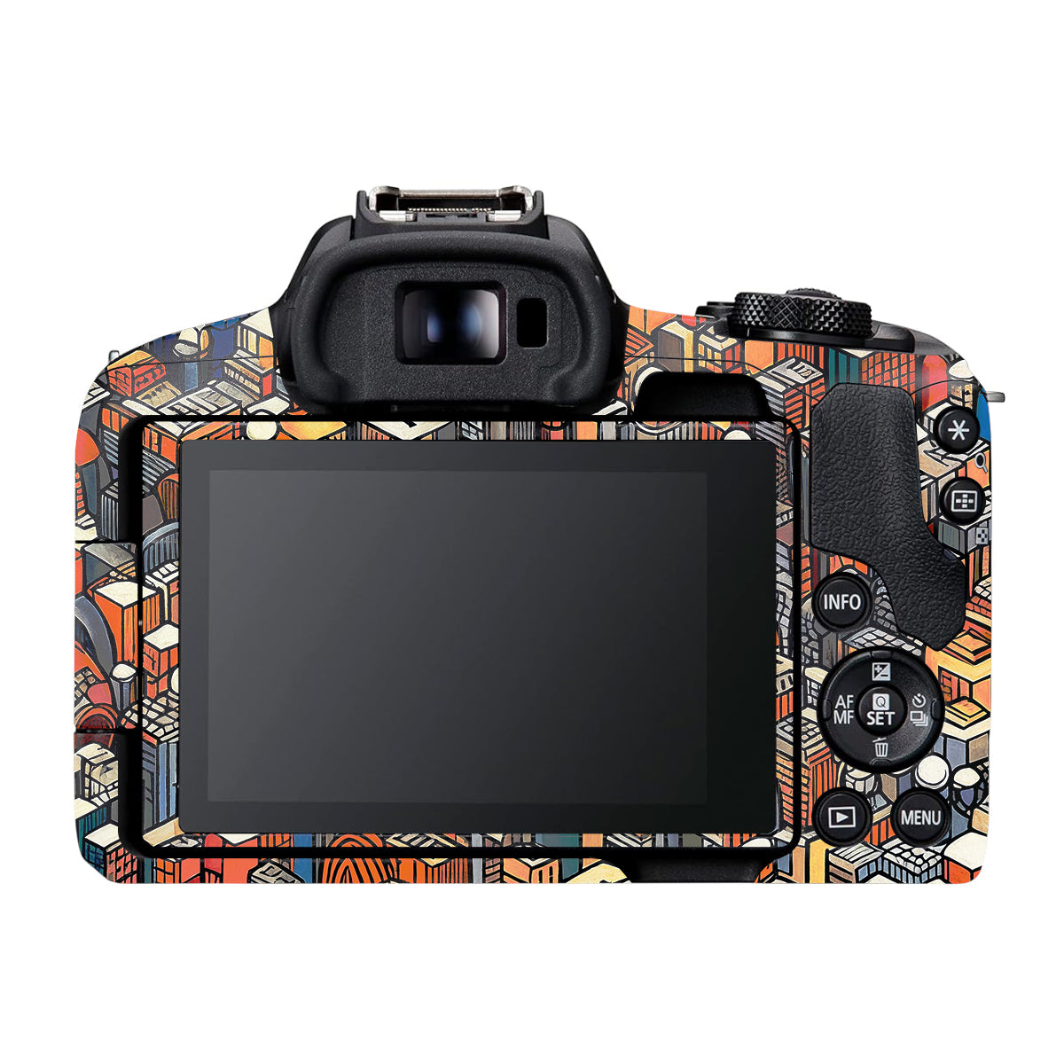 Isometric Cityscape Canon EOS R50 Camera Skin