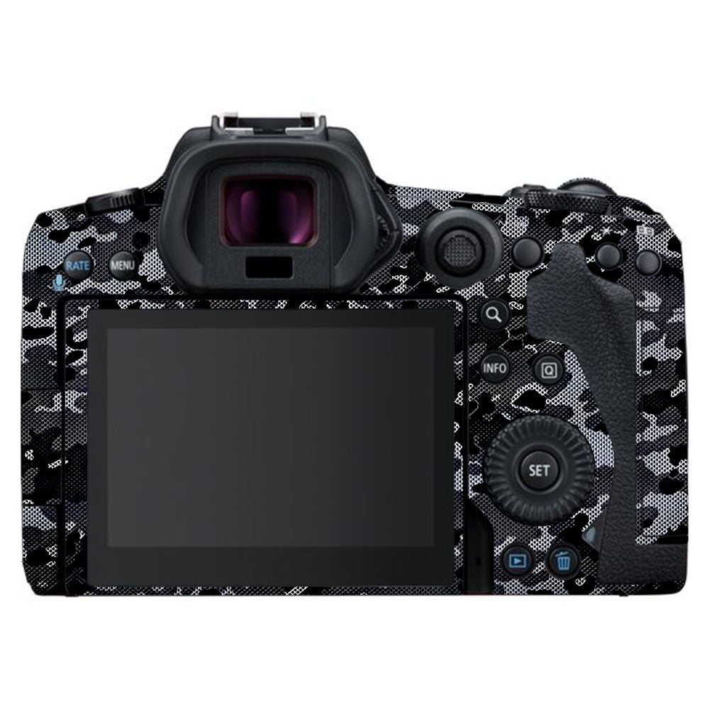 Stealth Grey Camo Canon EOS R5 Camera Skins