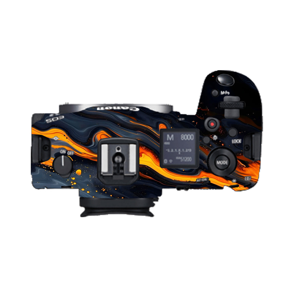 Lava Marble Canon EOS R5 Camera Skins