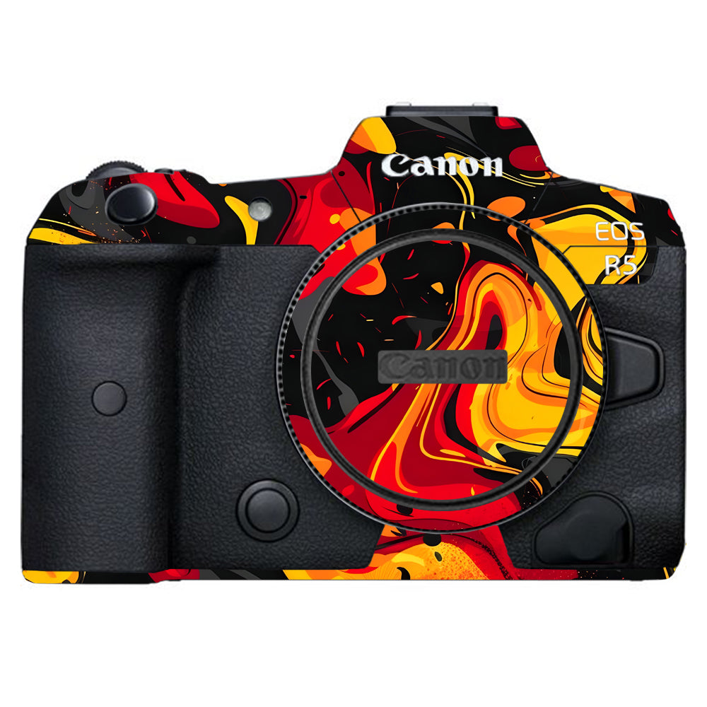 Lava Burst Canon EOS R5 Camera Skins