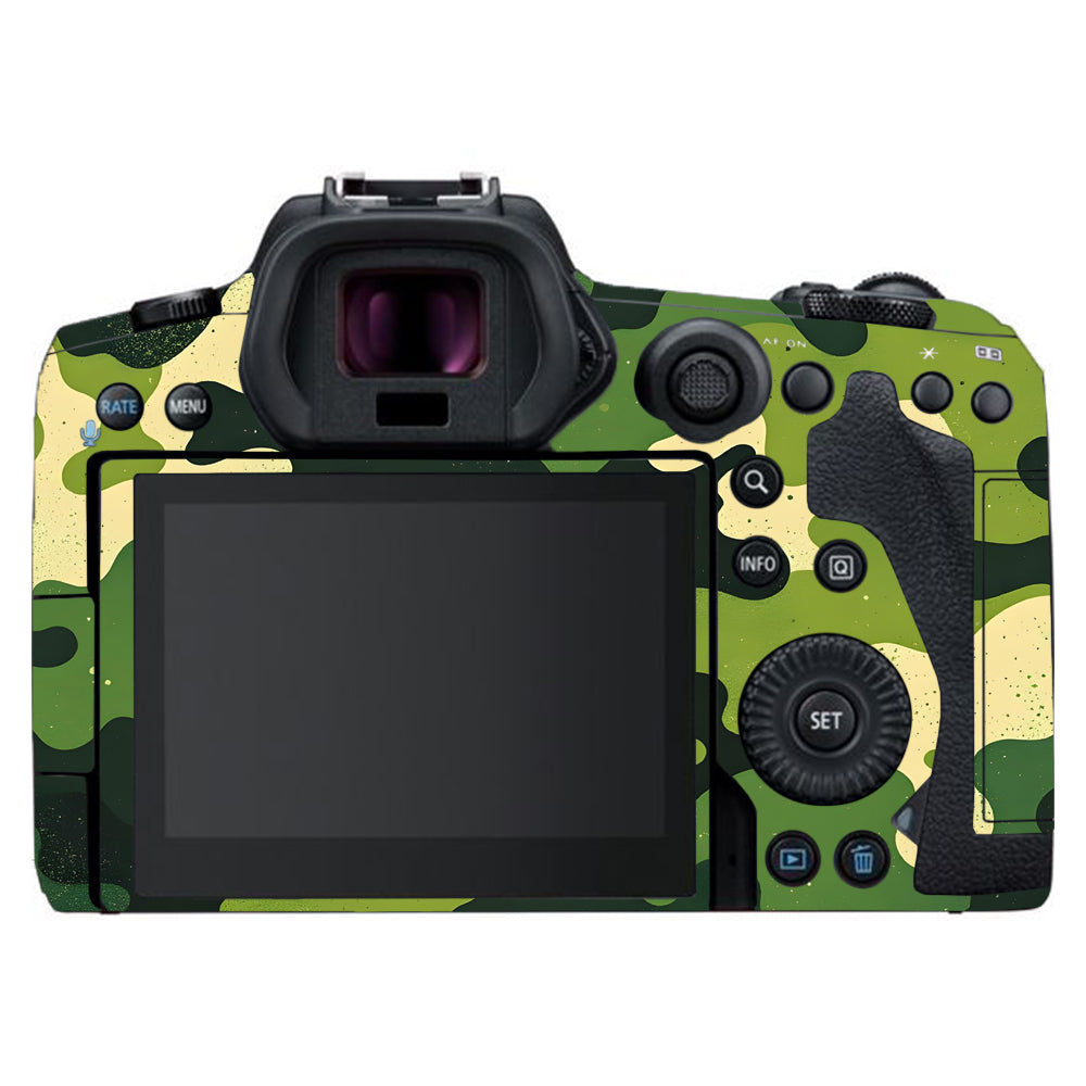 Camouflage Pattern Canon EOS R5 Camera Skins