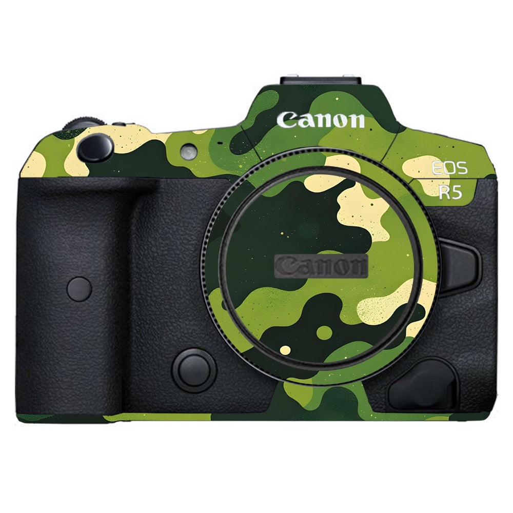 Camouflage Pattern Canon EOS R5 Camera Skins