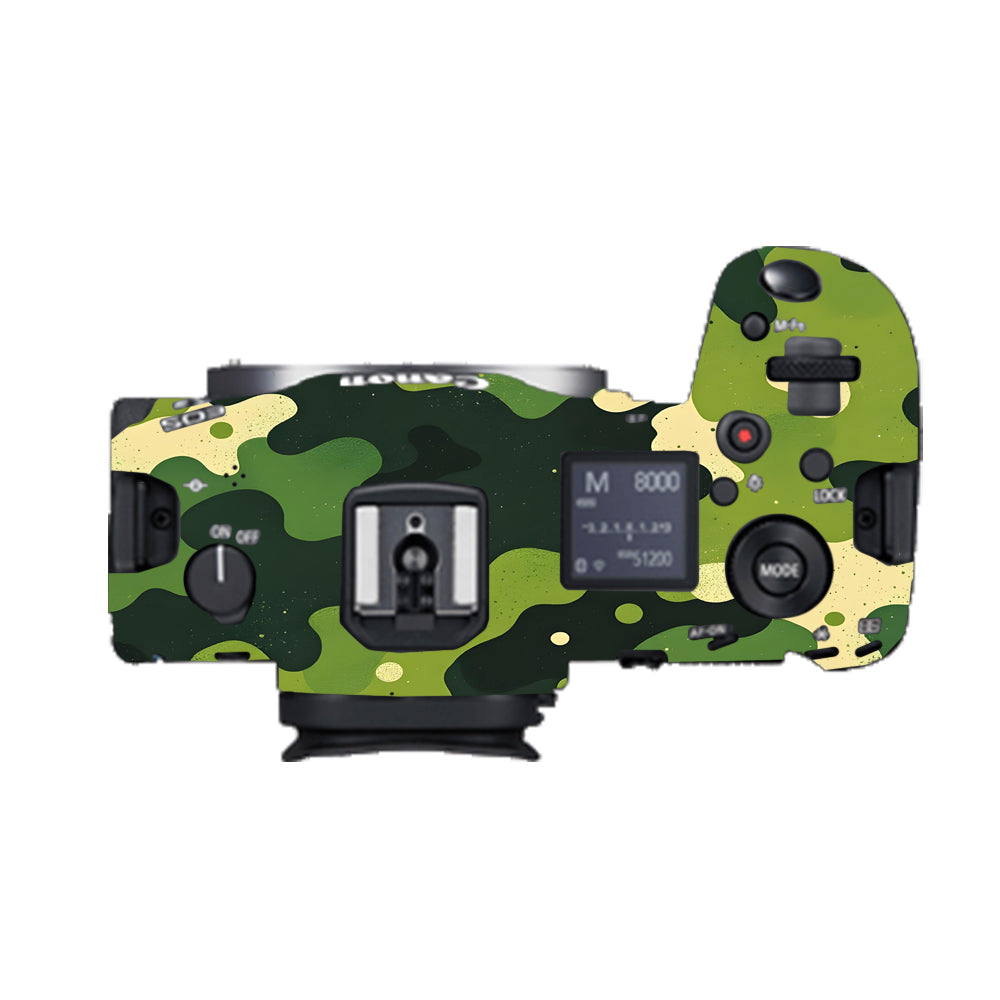 Camouflage Pattern Canon EOS R5 Camera Skins