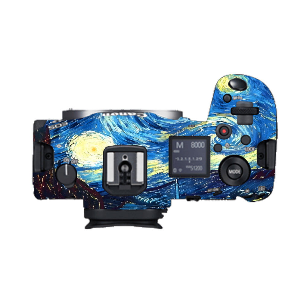 Starry Night Art Canon EOS R5 Camera Skins
