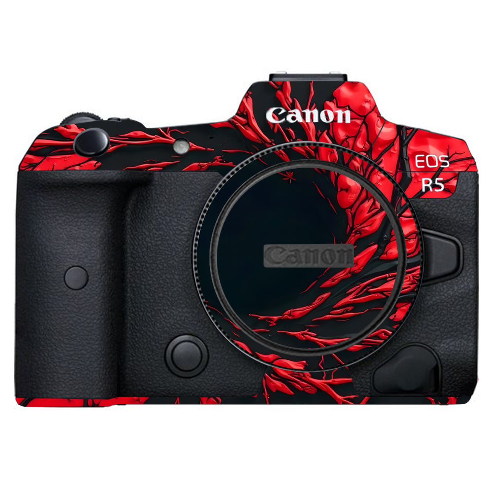 Venom Red Canon EOS R5 Camera Skins