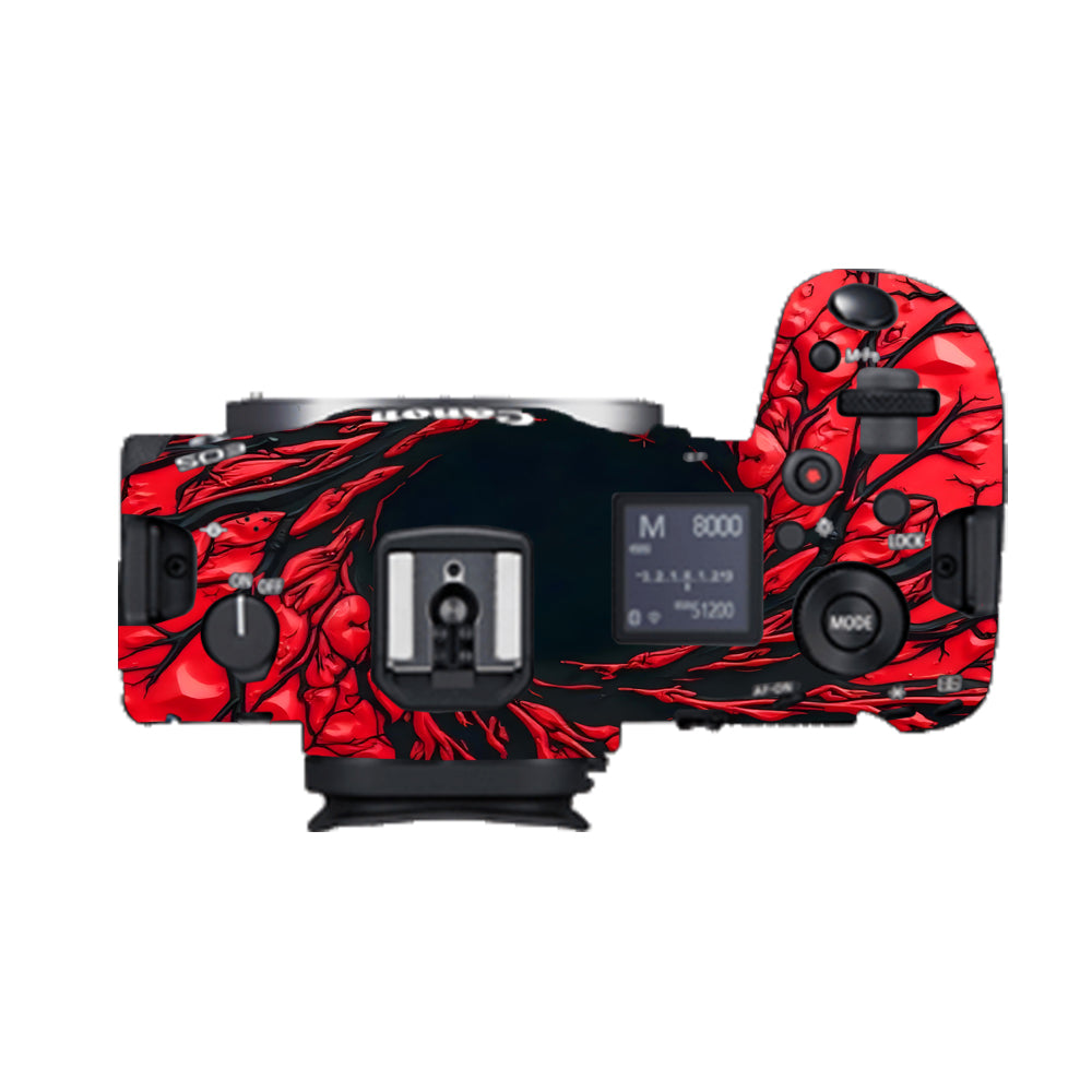 Venom Red Canon EOS R5 Camera Skins
