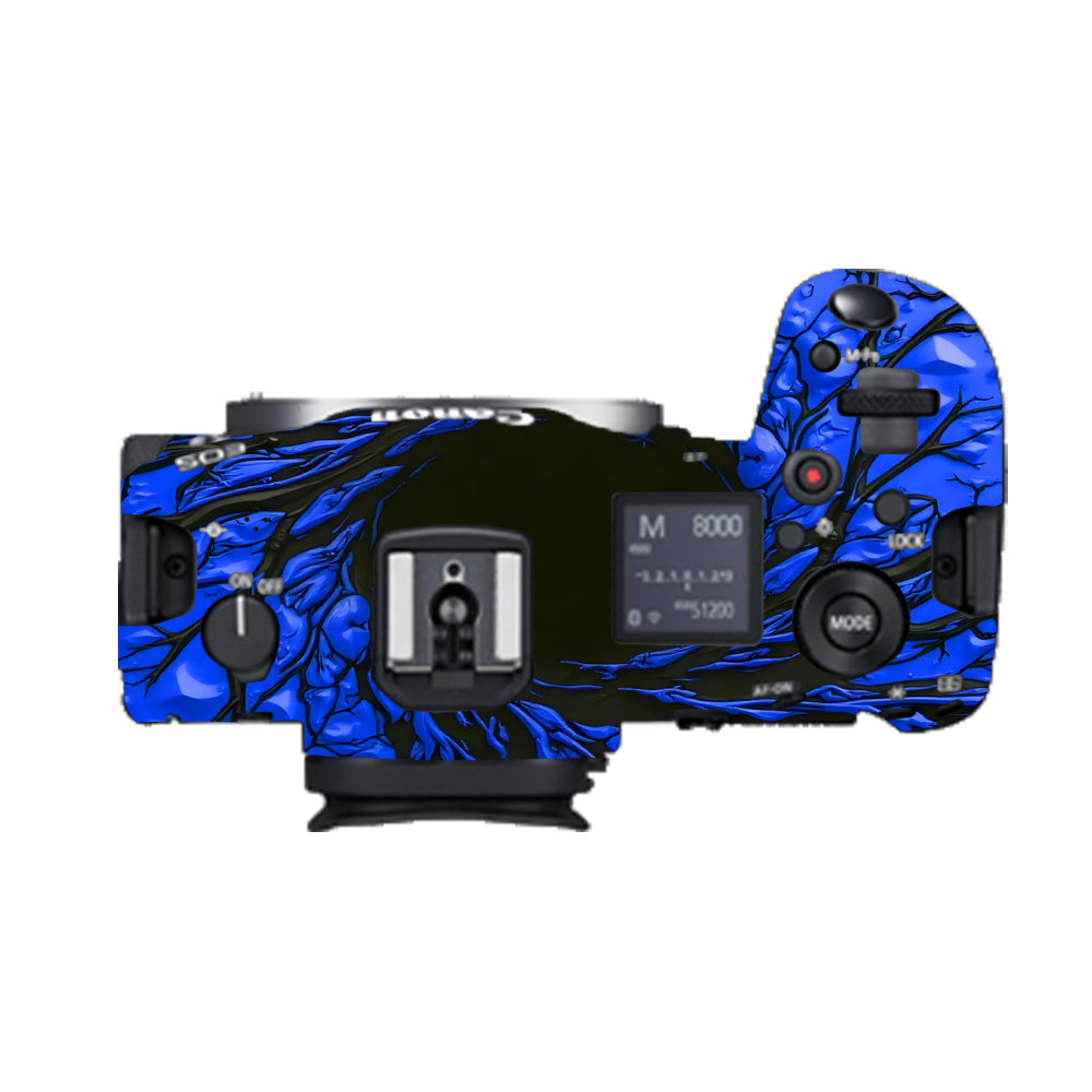 Venom Blue Canon EOS R5 Camera Skins