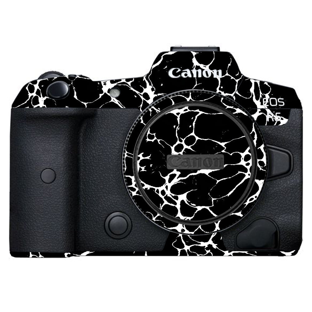 White Web Canon EOS R5 Camera Skins