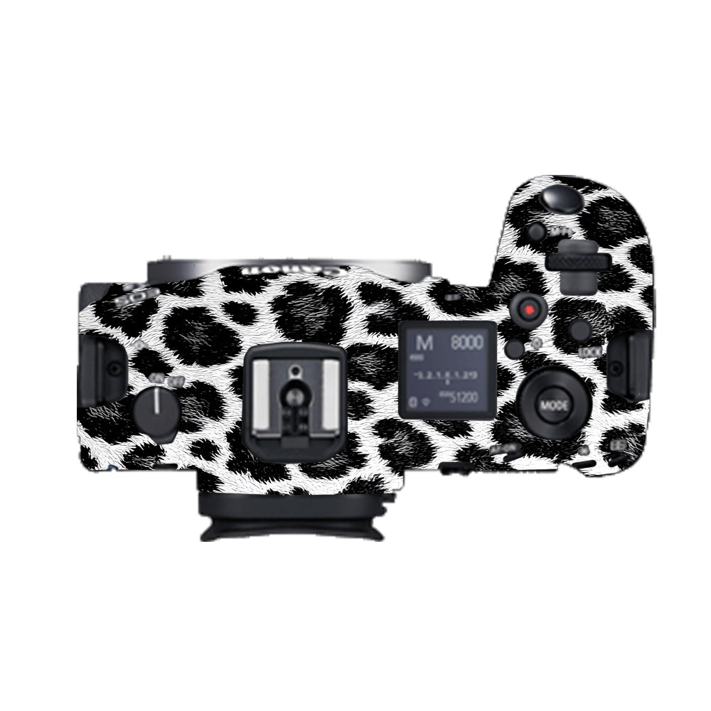 Snow Leopard Spots Canon EOS R5 Camera Skins