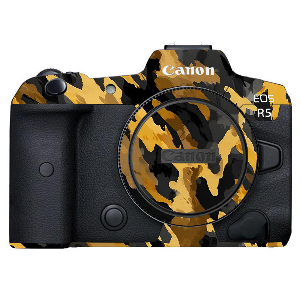 Camo Tiger Blend Canon EOS R5 Camera Skins