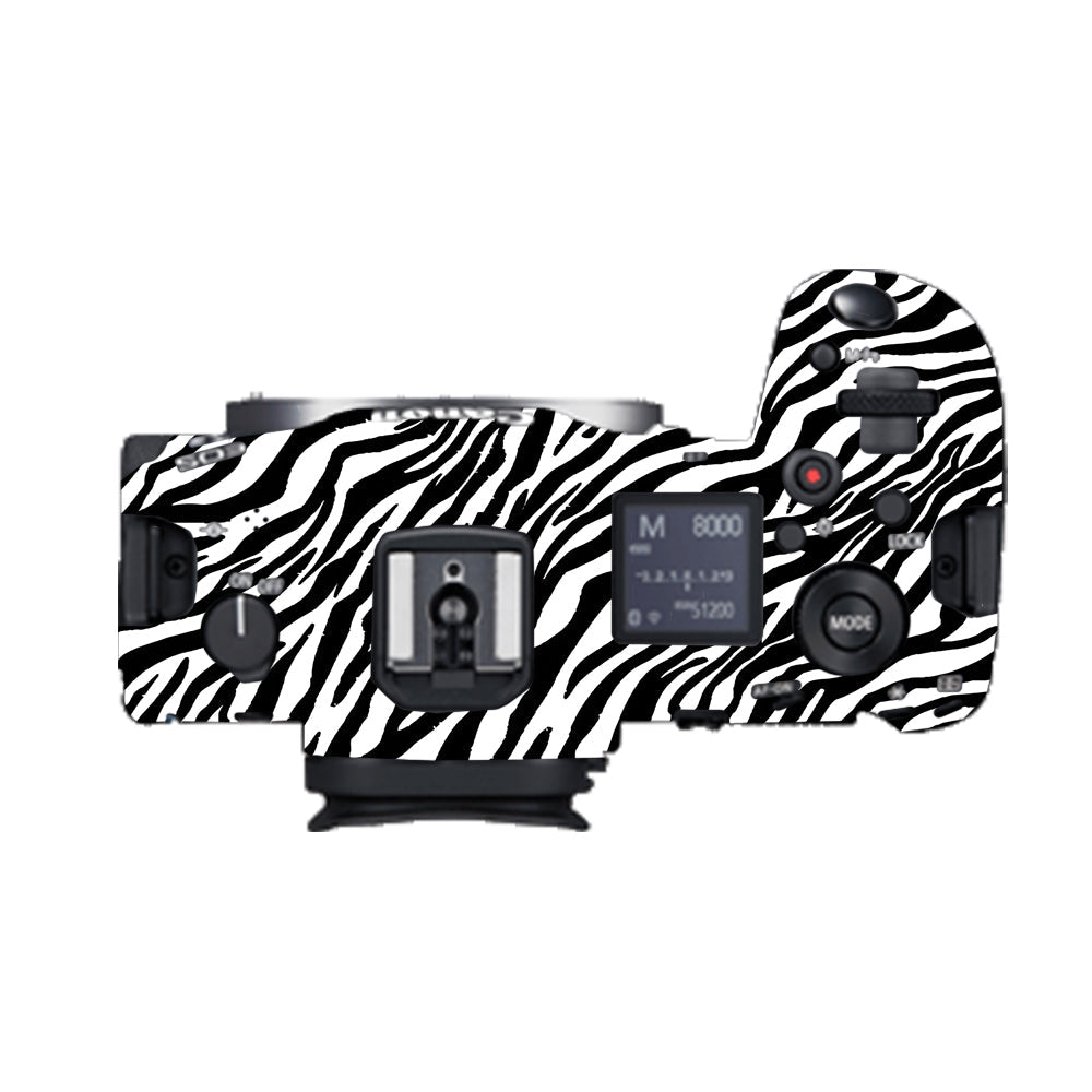 Classic Zebra Stripes Canon EOS R5 Camera Skins