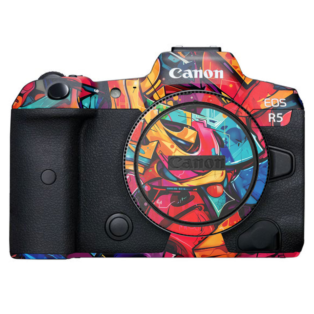 Urban Graffiti Explosion Canon EOS R5 Camera Skin