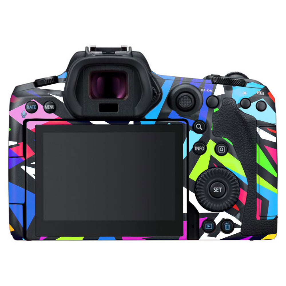 Bold Geometric Pop Canon EOS R5 Camera Skin