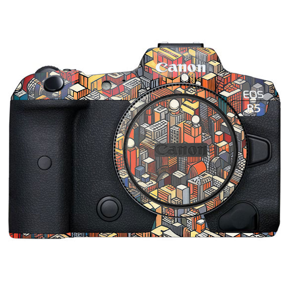 Isometric Cityscape Canon EOS R5 Camera Skin