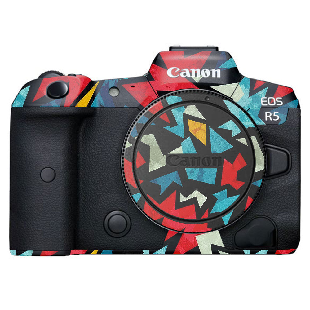 Pop Art Lightning Canon EOS R5 Camera Skin