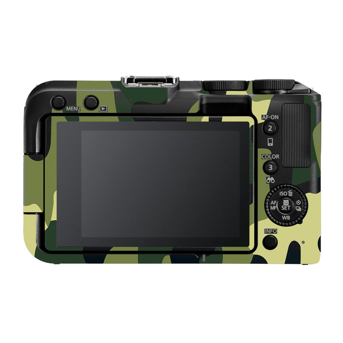 Forest Green Camo Canon EOS R50V Camera Skin