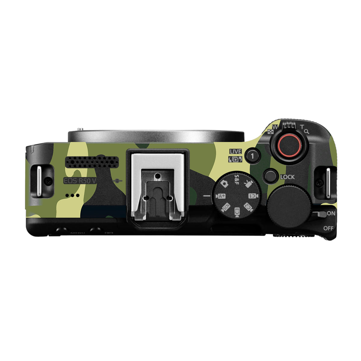 Forest Green Camo Canon EOS R50V Camera Skin
