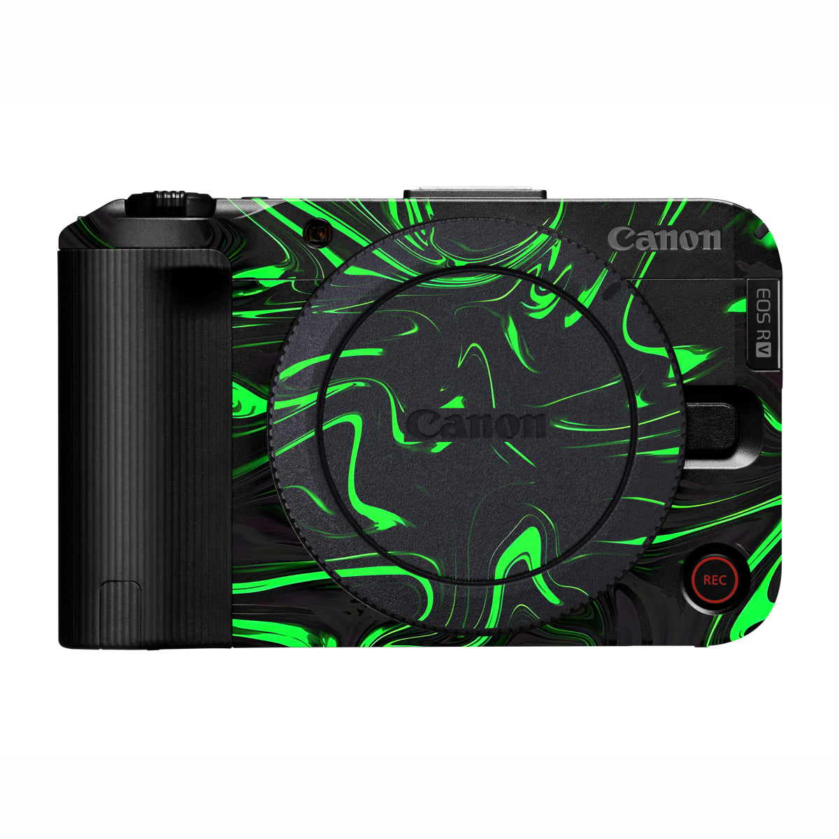 Green Liquid Pattern Canon EOS R50V Camera Skin