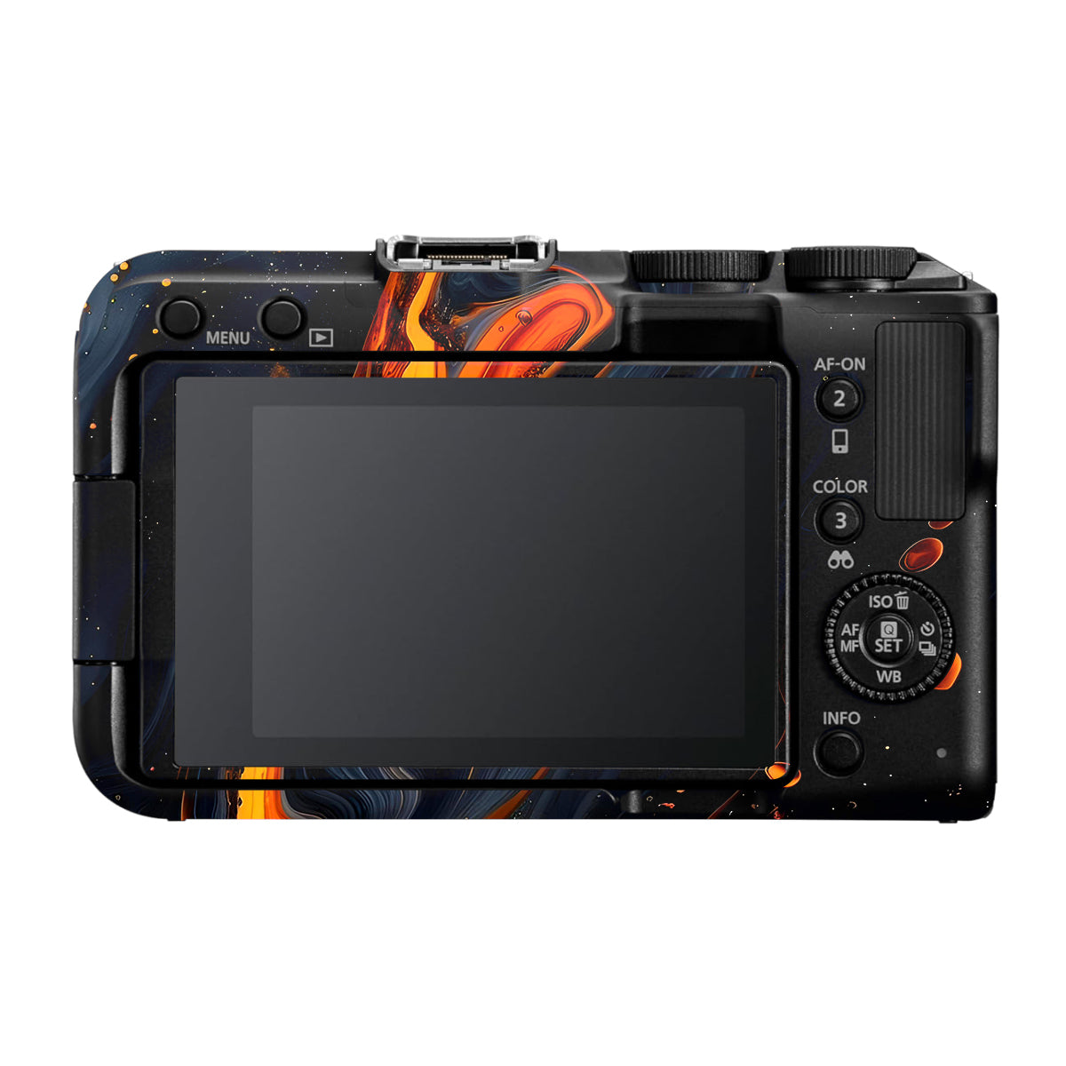 Lava Marble Canon EOS R50V Camera Skin