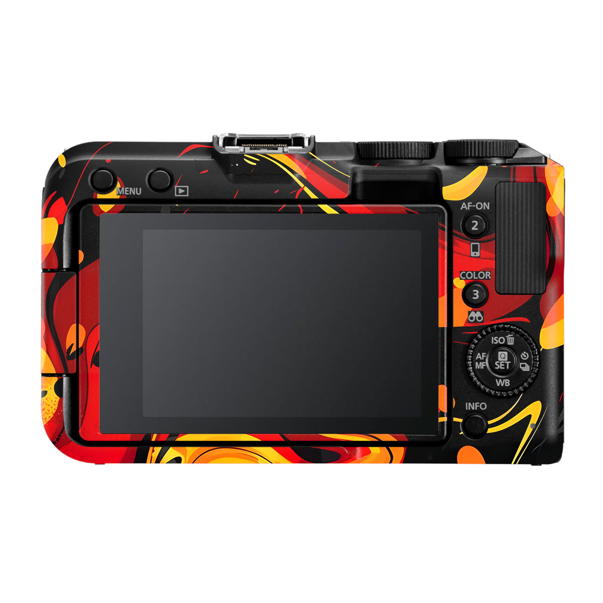 Lava Burst Canon EOS R50V Camera Skin