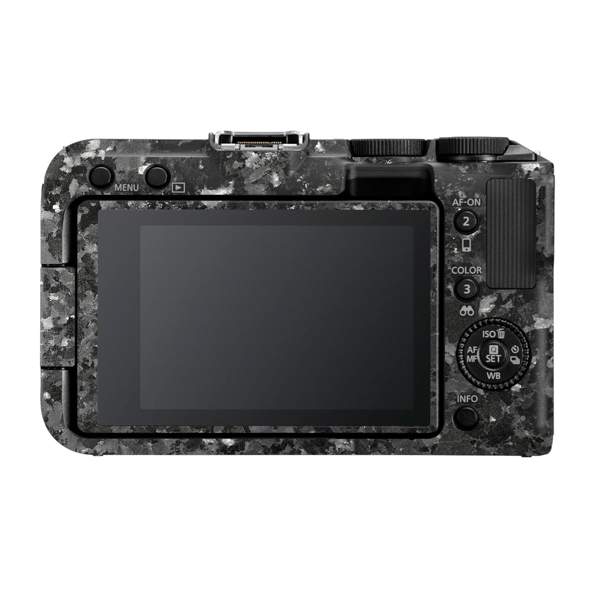 Black Granite Canon EOS R50V Camera Skin