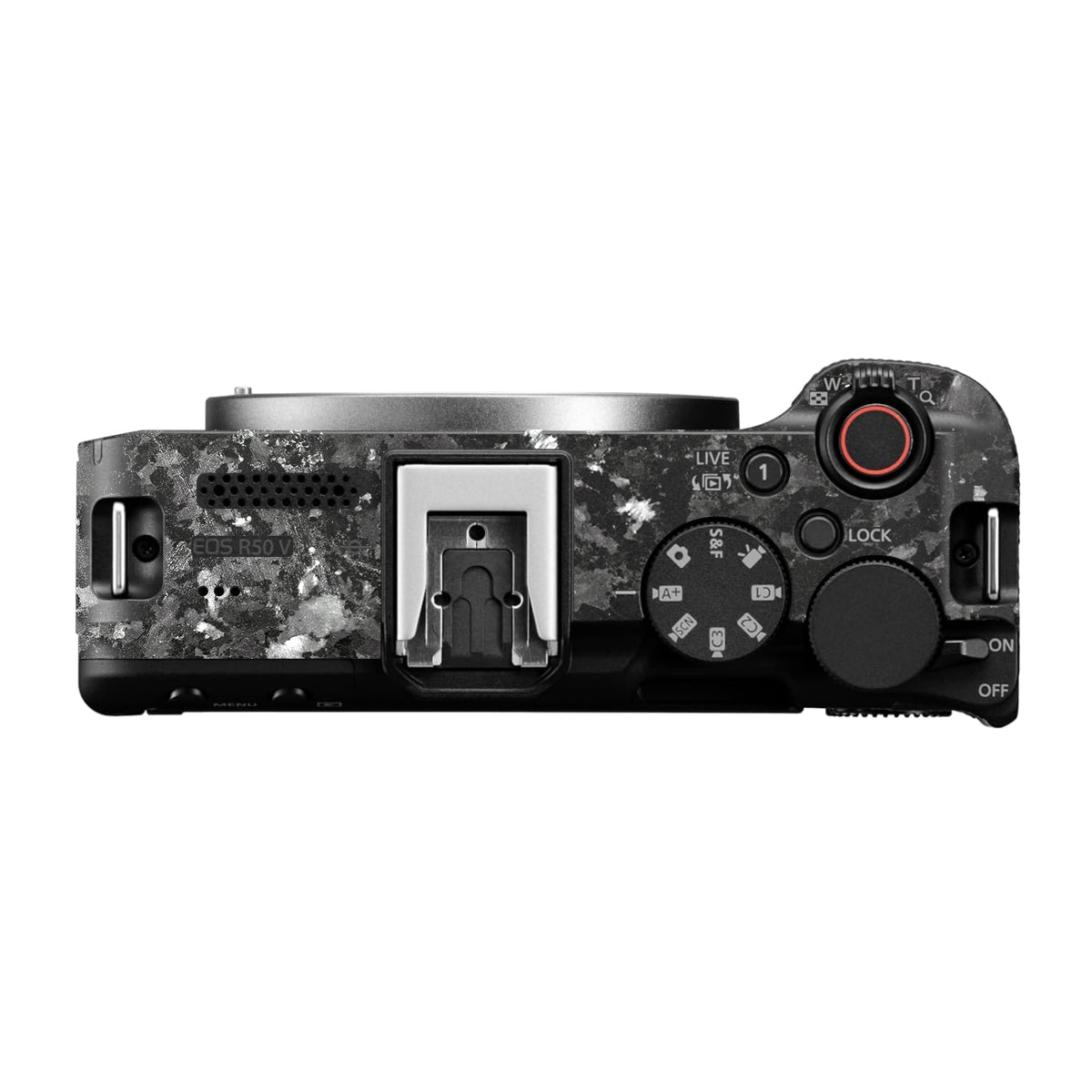 Black Granite Canon EOS R50V Camera Skin