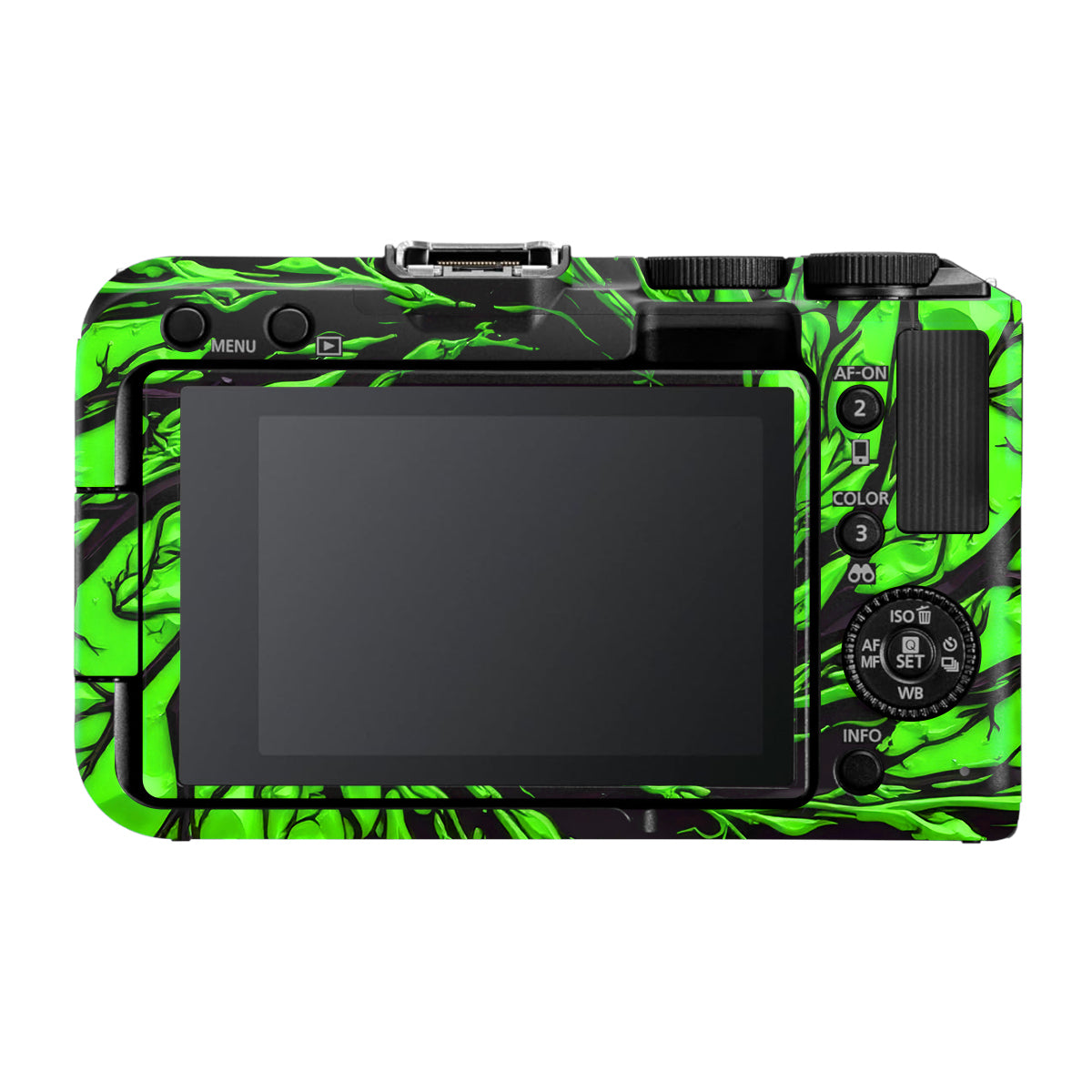Venom Green Canon EOS R50V Camera Skin