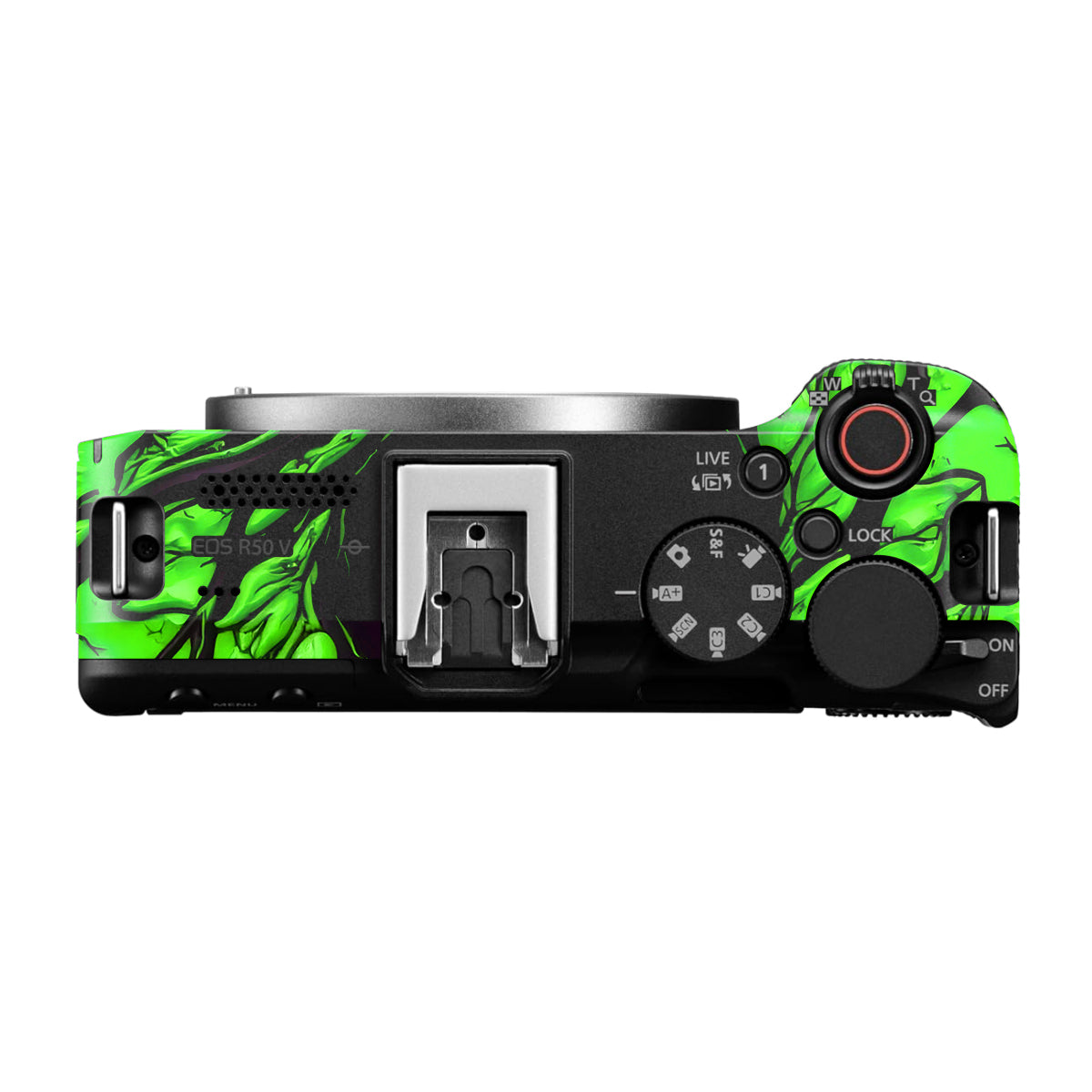 Venom Green Canon EOS R50V Camera Skin
