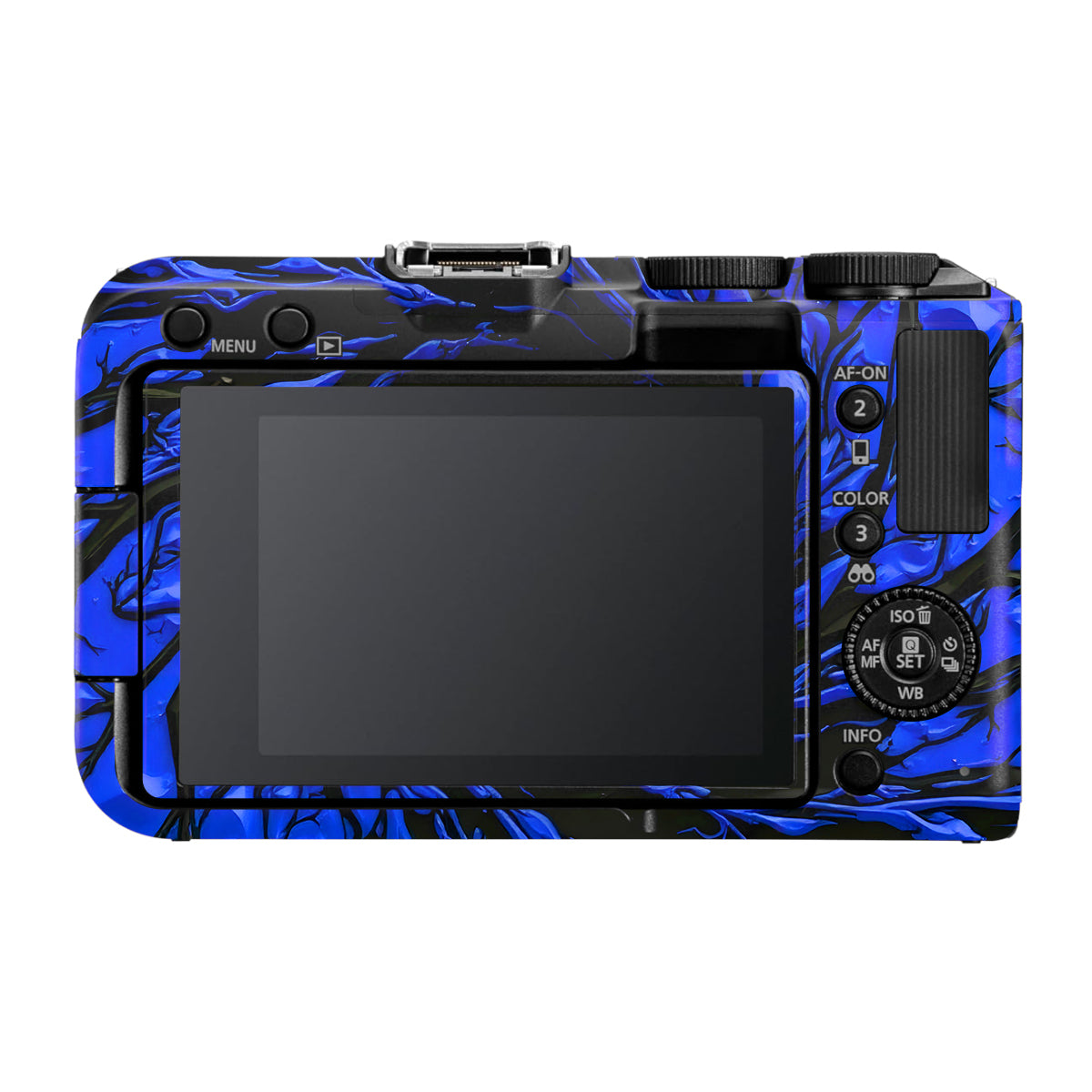 Venom Blue Canon EOS R50V Camera Skin