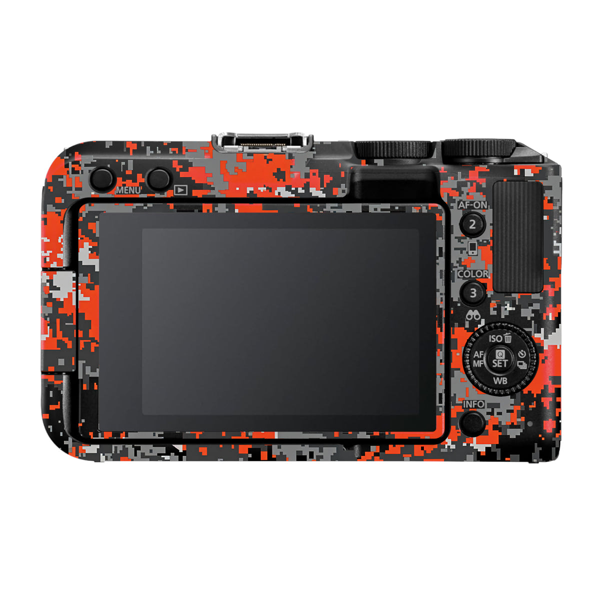 Inferno Pixel Canon EOS R50V Camera Skin