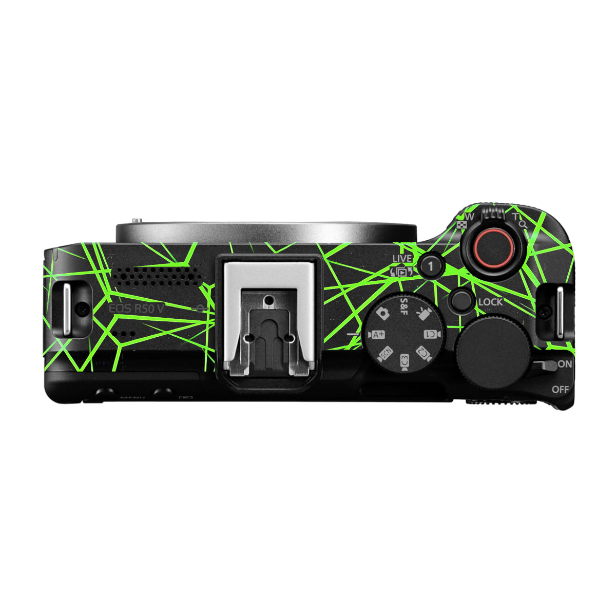 Neon Grid Canon EOS R50V Camera Skin