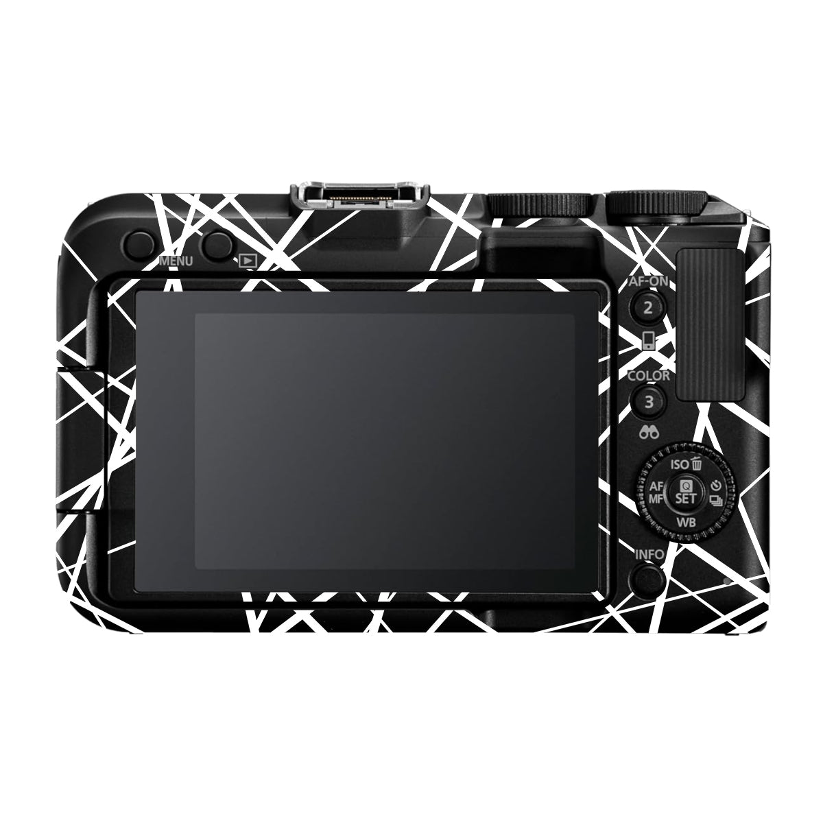 Mono Grid Canon EOS R50V Camera Skin
