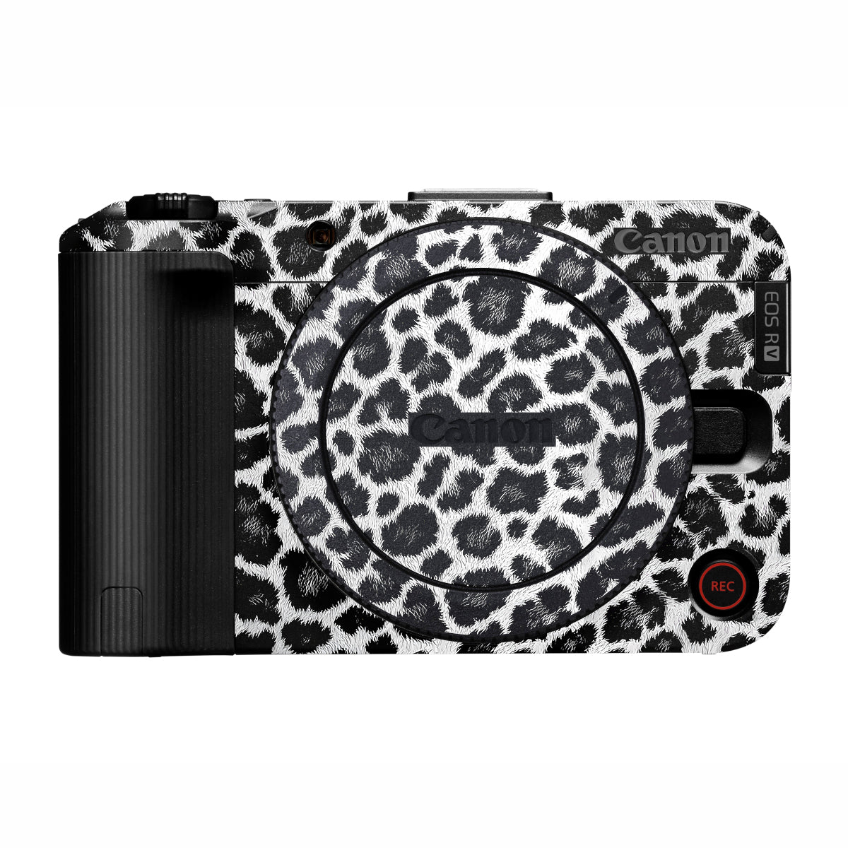 Snow Leopard Spots Canon EOS R50V Camera Skin