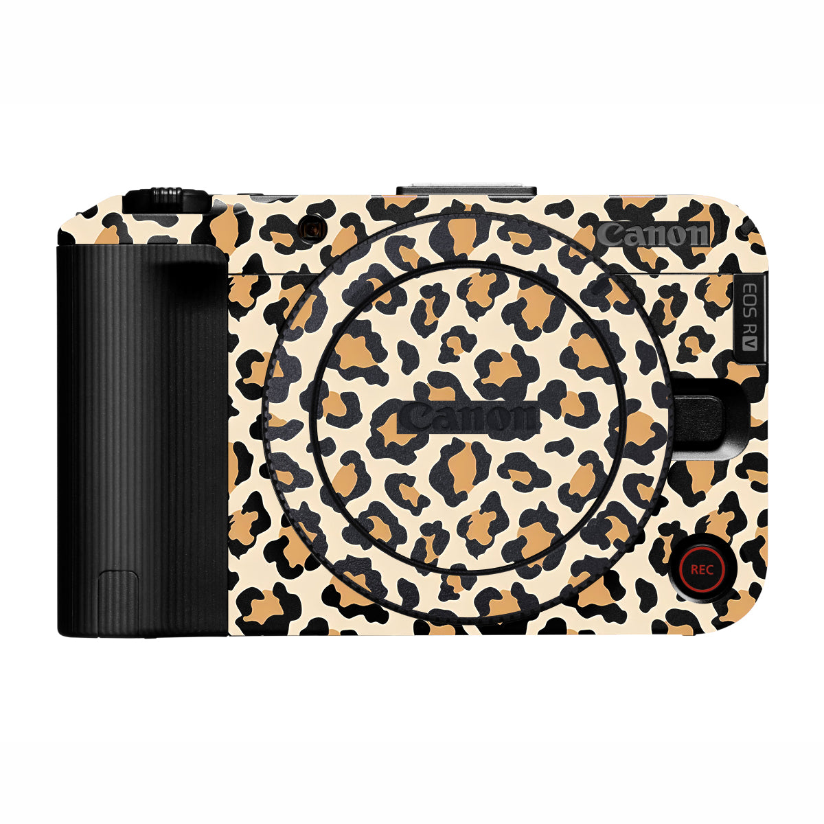 Sandy Leopard Spots Canon EOS R50V Camera Skin