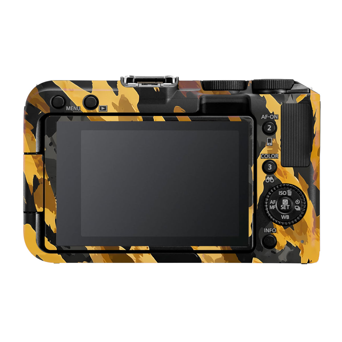 Camo Tiger Blend Canon EOS R50V Camera Skin