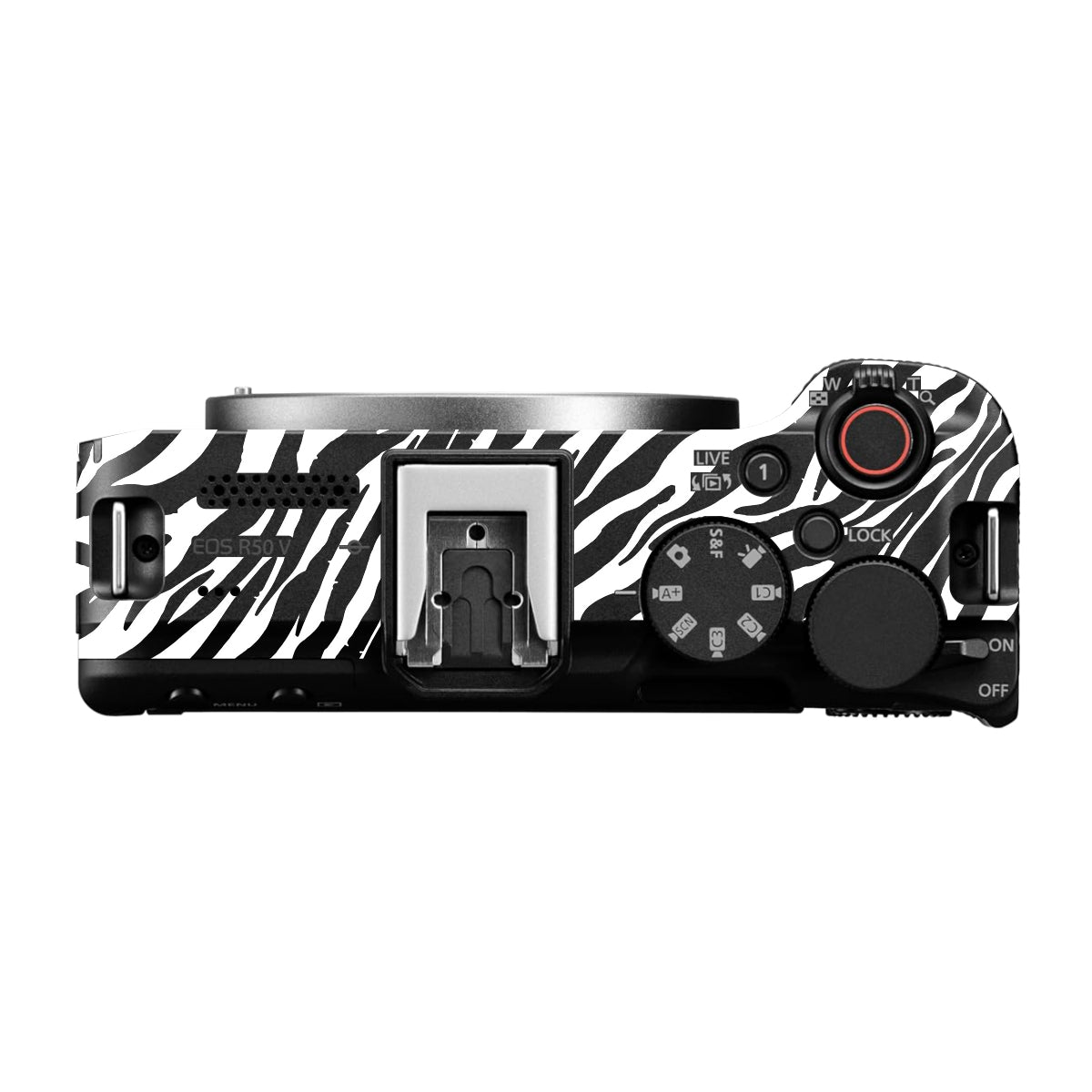 Classic Zebra Stripes Canon EOS R50V Camera Skin