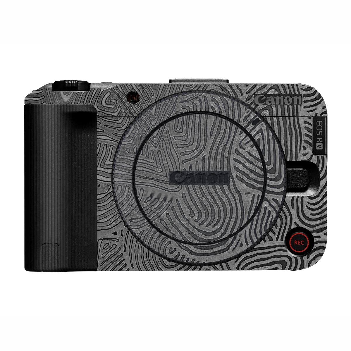Monochrome Line Maze Canon EOS R50V Camera Skin