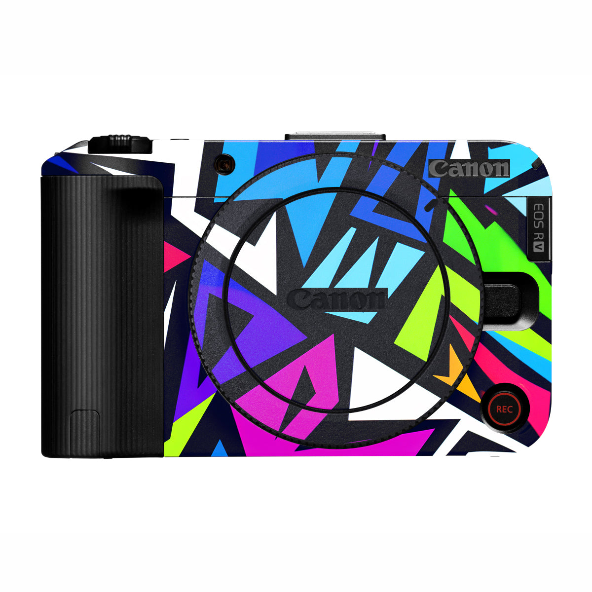 Bold Geometric Pop Canon EOS R50V Camera Skin
