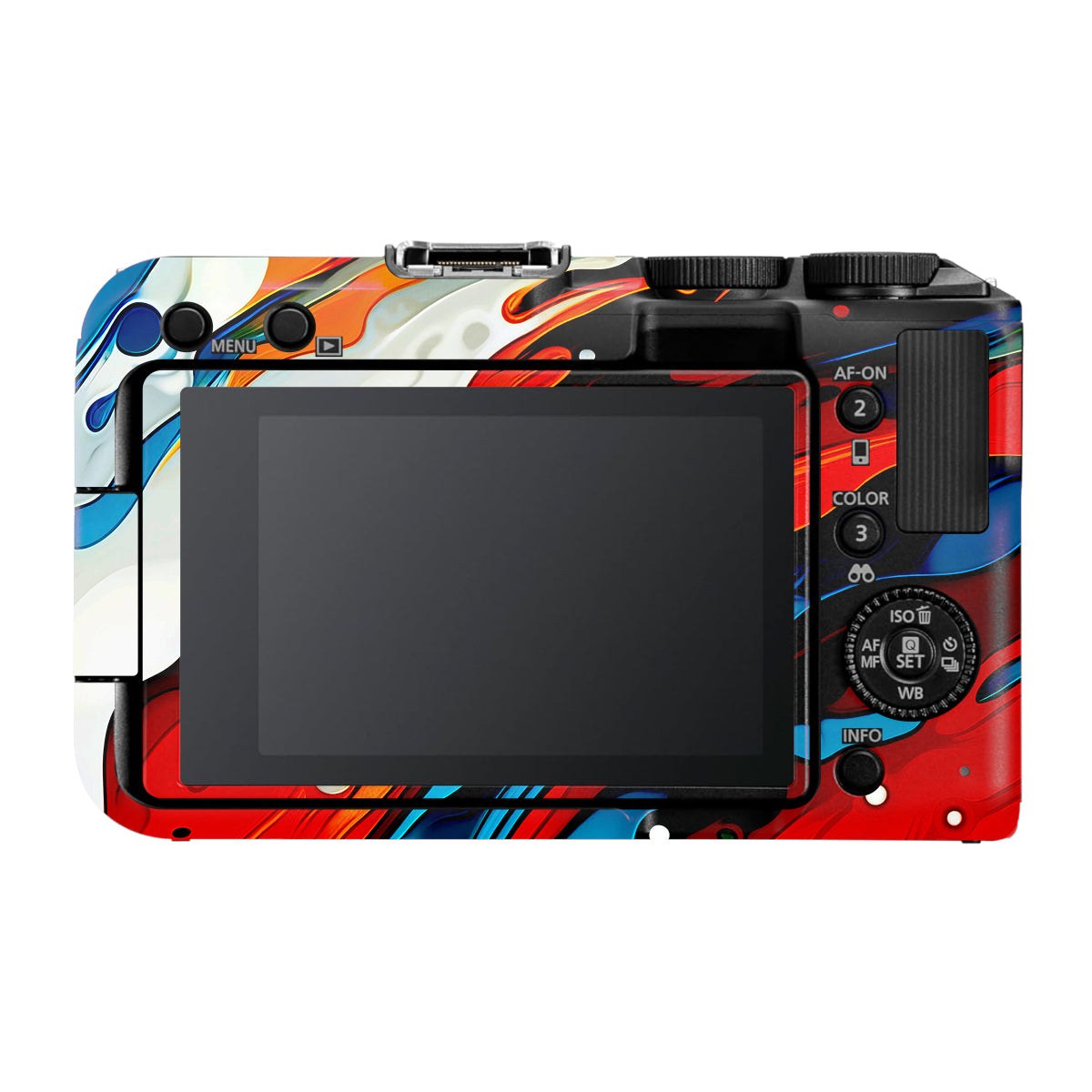 Fire & Ice Flow Canon EOS R50V Camera Skin