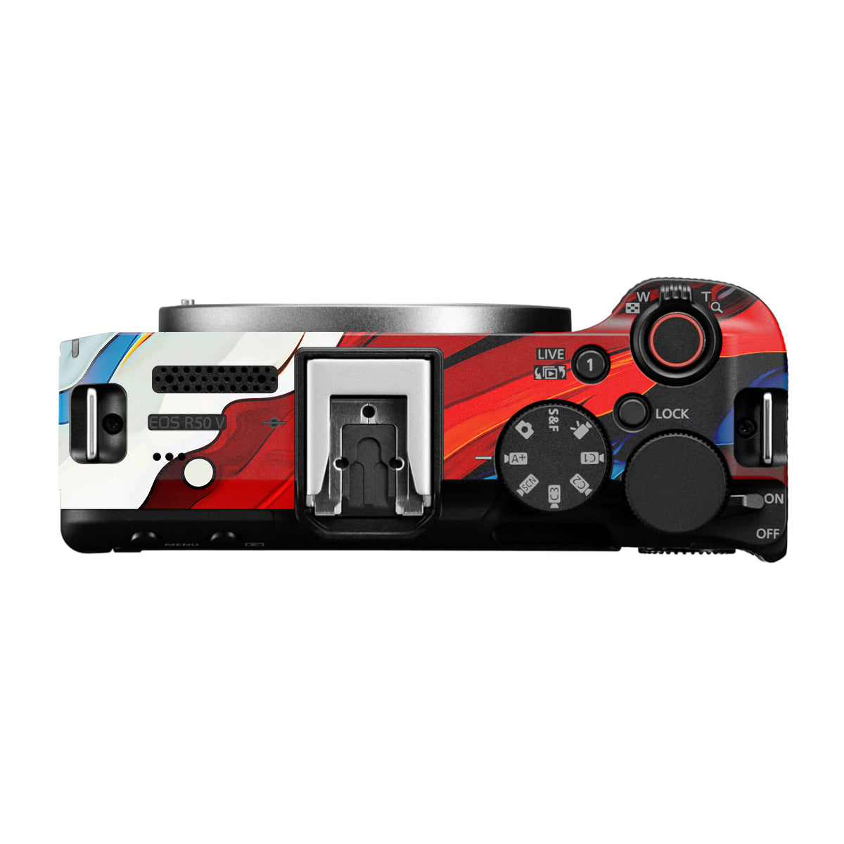 Fire & Ice Flow Canon EOS R50V Camera Skin